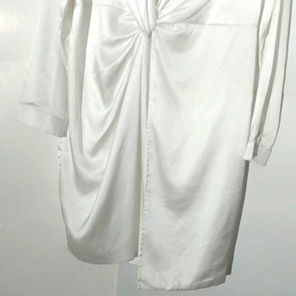 FASHION NOVA SUGAR FREE CREAM SATIN DRESS SIZE 2XL - Picture 6 of 10